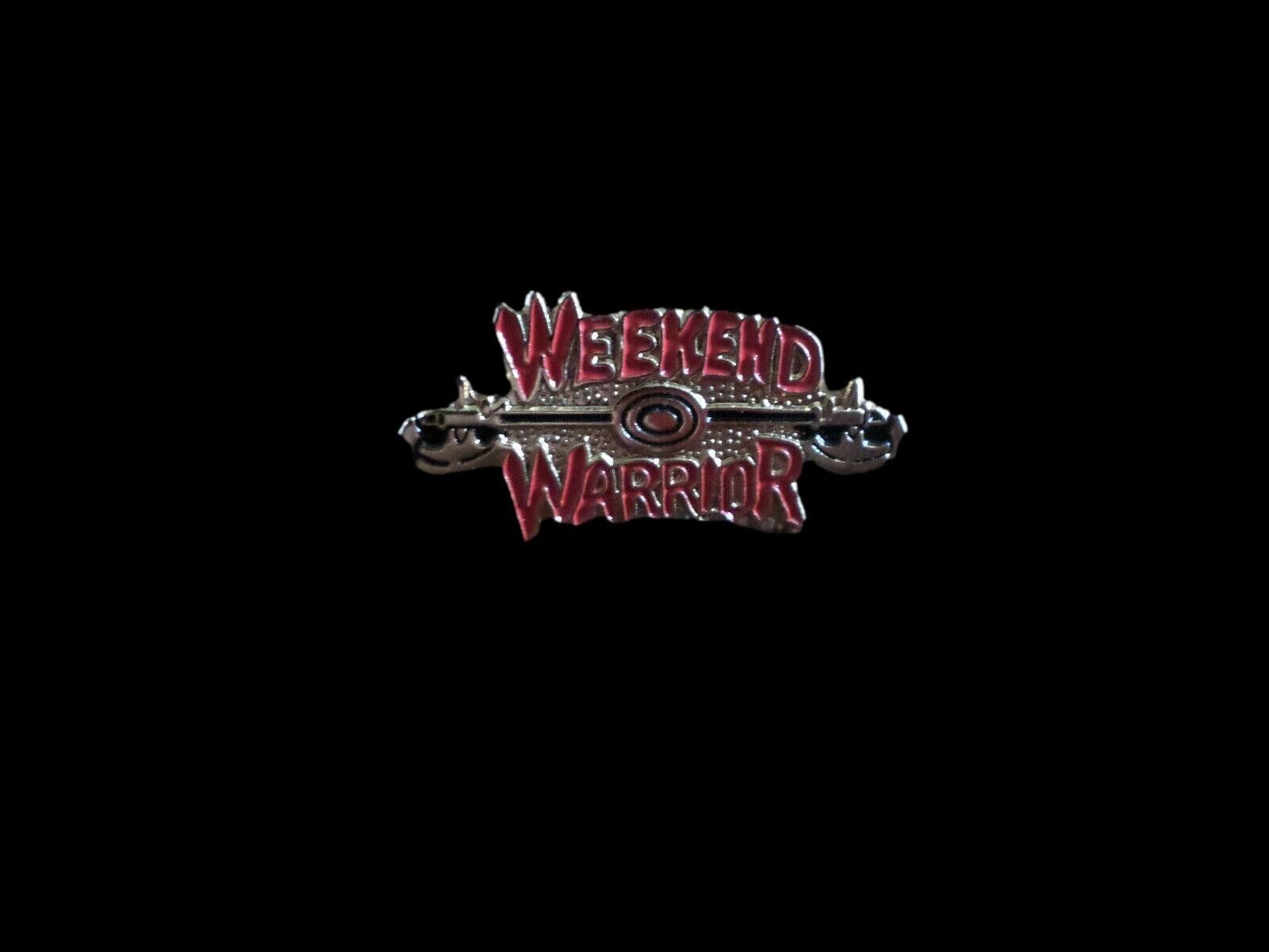 WEEKEND WARRIOR PIN HAT PIN