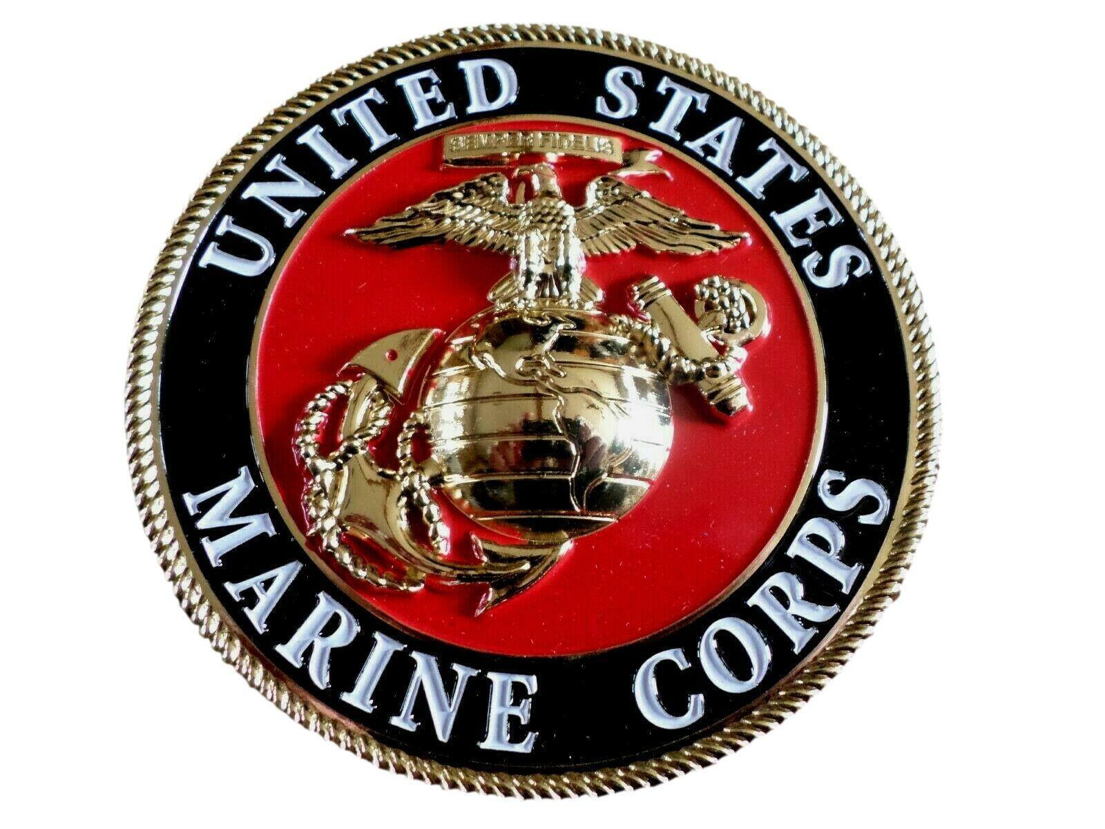 Officially Licensed USMC Leather Ega Patch - Full Color