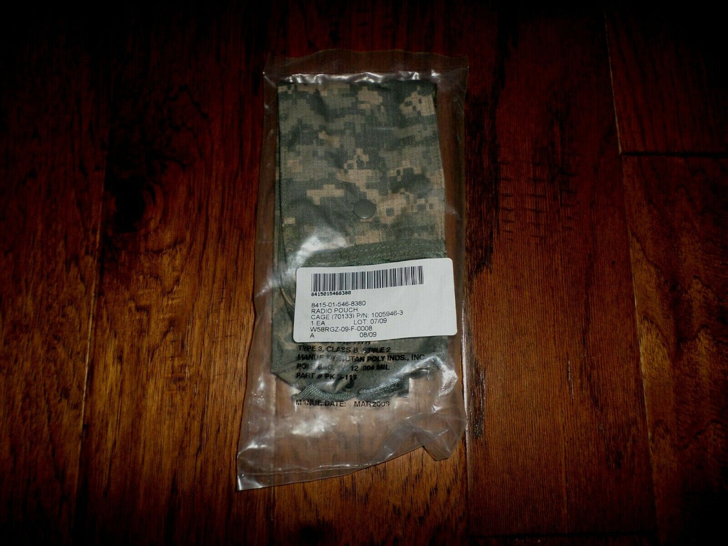 Hand Held Survival Radio Carry Pouch ACU Camouflage Air Warrior CSEL & PRC-112