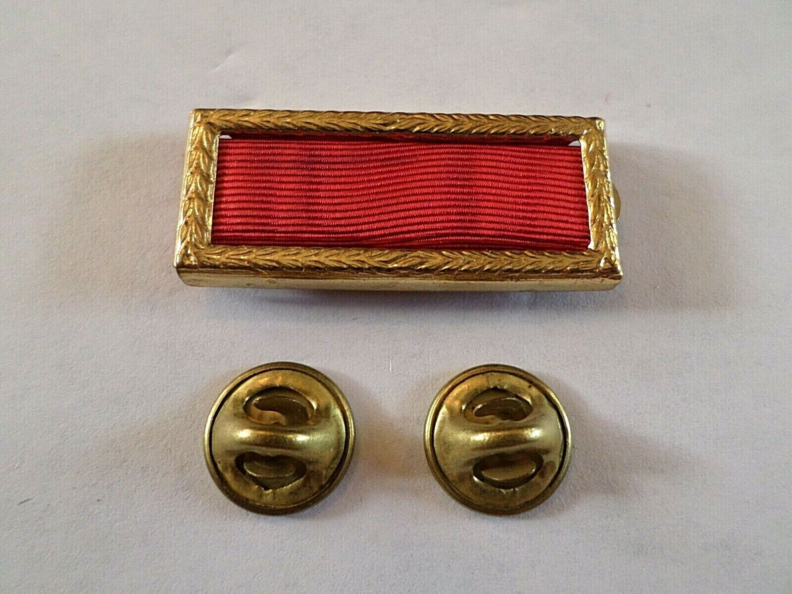 ARMY MERITORIOUS UNIT COMMENDATION RIBBON WITH BRASS RIBBON HOLDER U.S ...