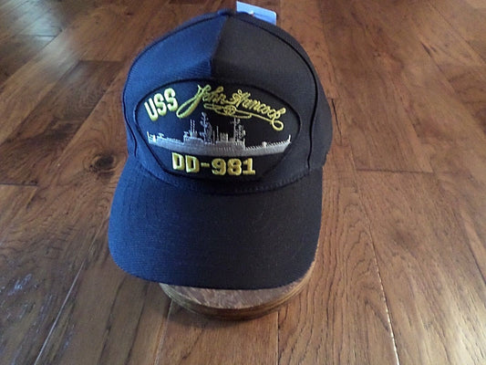 USS JOHN HANCOCK DD-981 NAVY SHIP HAT U.S MILITARY OFFICIAL BALL CAP U.S.A MADE