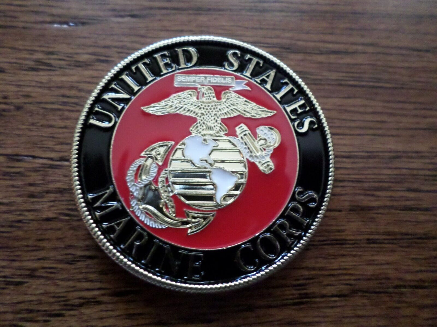 U.S MARINE CORPS USMC IWO JIMA CHALLENGE COIN NEW IN PACKAGE COLLECTOR'S SERIES