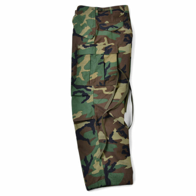 MILITARY ISSUE M65 BDU PANTS COLD WEATHER WOODLAND CAMOUFLAGE USA MADE