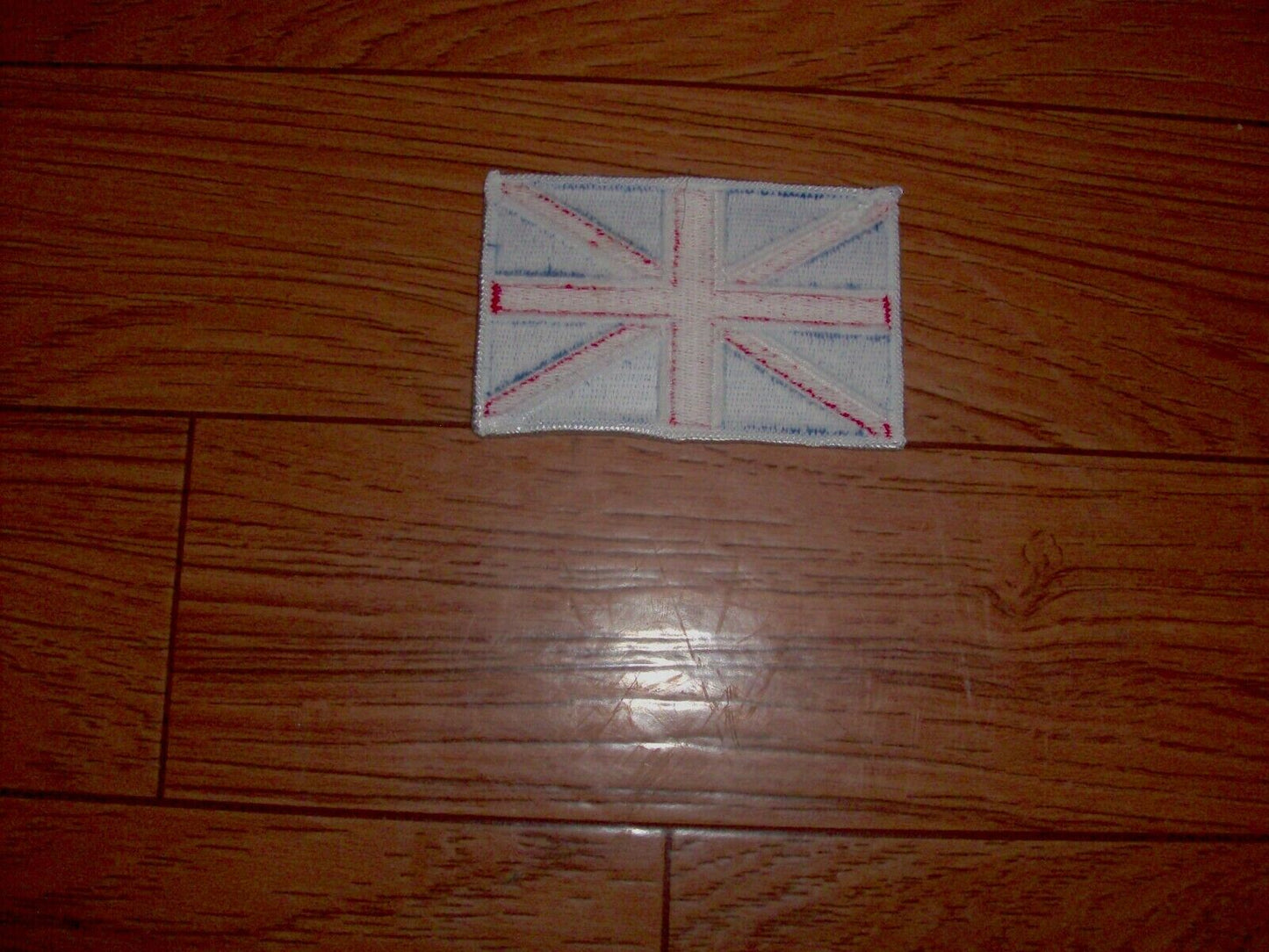 UNION JACK BRITISH MILITARY FLAG ARM PATCH  3" 1/2 X 2" 1/4  GOOD QUALITY