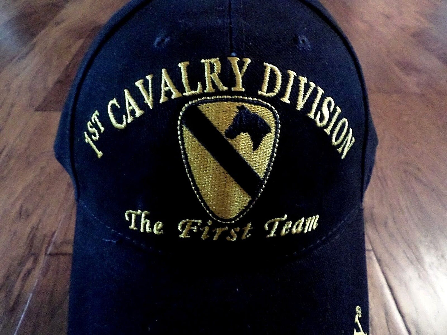 U.S. MILITARY ARMY 1st CAVALRY HAT EMBROIDERED MILITARY BALL CAP THE FIRST TEAM