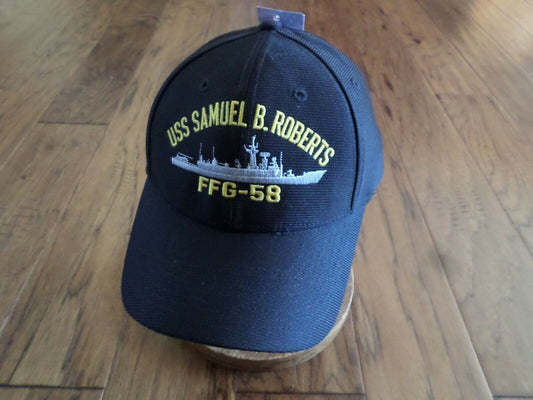 USS SAMUEL B. ROBERTS FFG-58 NAVY SHIP HAT U.S MILITARY OFFICIAL BALL CAP DIRECT