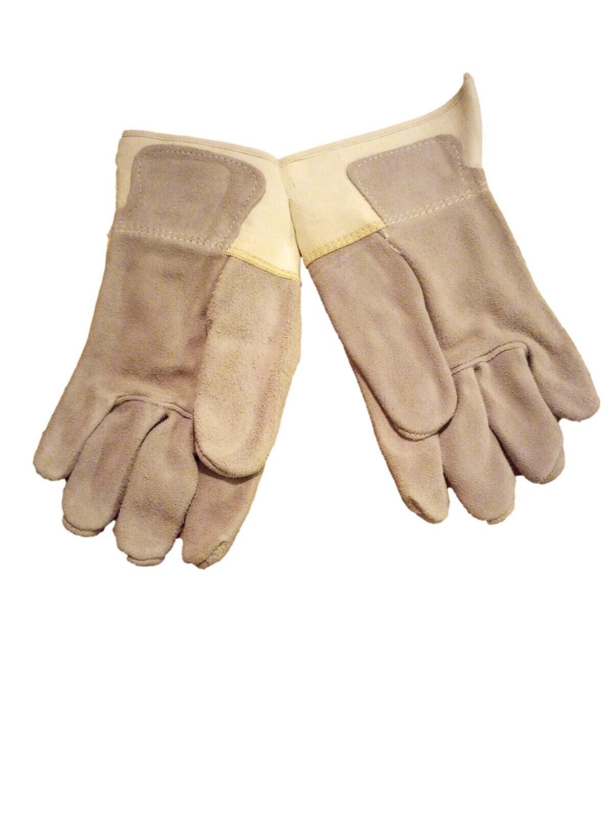 MILITARY ISSUE LEATHER WORK GLOVES U.S.A MADE NEW OLD STOCK