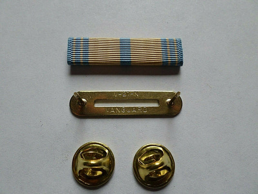 AIR FORCE ARMED FORCES RESERVE RIBBON WITH BRASS RIBBON HOLDER US MILITARY ISSUE