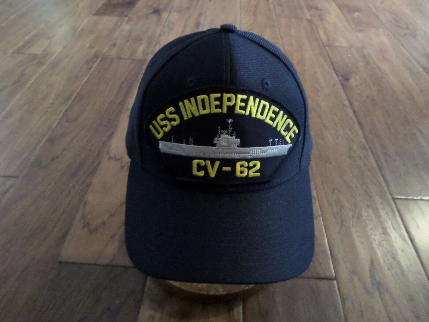 USS INDEPENDENCE CV-62 NAVY SHIP HAT U.S MILITARY OFFICIAL BALL CAP U.S.A MADE