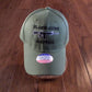 BLACK GUNS MATTER 6 PANEL CAP EMBROIDERED HAT 2nd AMENDMENT OD GREEN