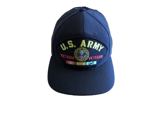 U.S MILITARY ARMY VIETNAM VETERAN HAT OFFICIAL ARMY BALL CAP U.S.A. MADE