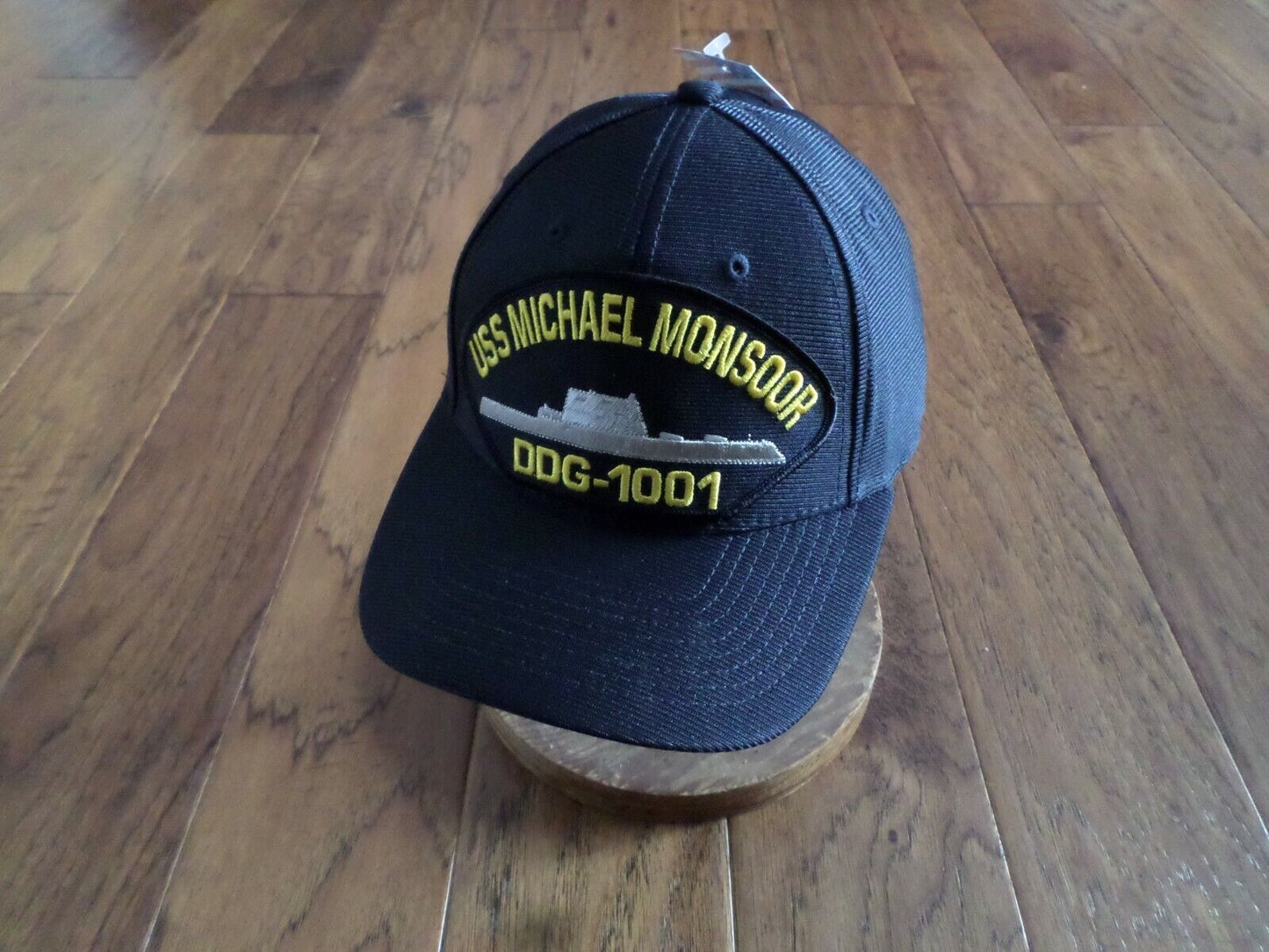 USS MICHAEL MONSOOR DDG-1001 NAVY SHIP HAT US MILITARY OFFICIAL BALL CAP US MADE