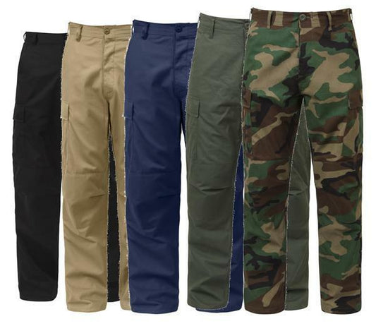 MILITARY BDU CARGO PANTS TACTICAL 6 POCKET EMT POLICE FATIGUE TROUSERS