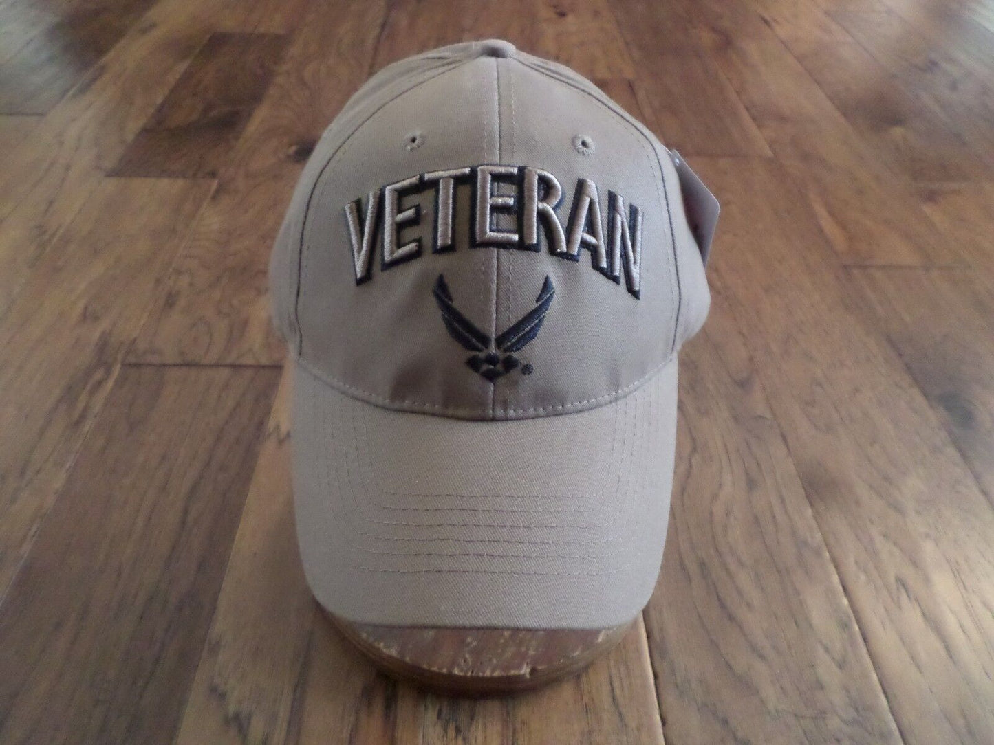 NEW U.S AIR FORCE VETERAN COYOTE BROWN HAT 3D EMBROIDERED OFFICIAL BALL CAP