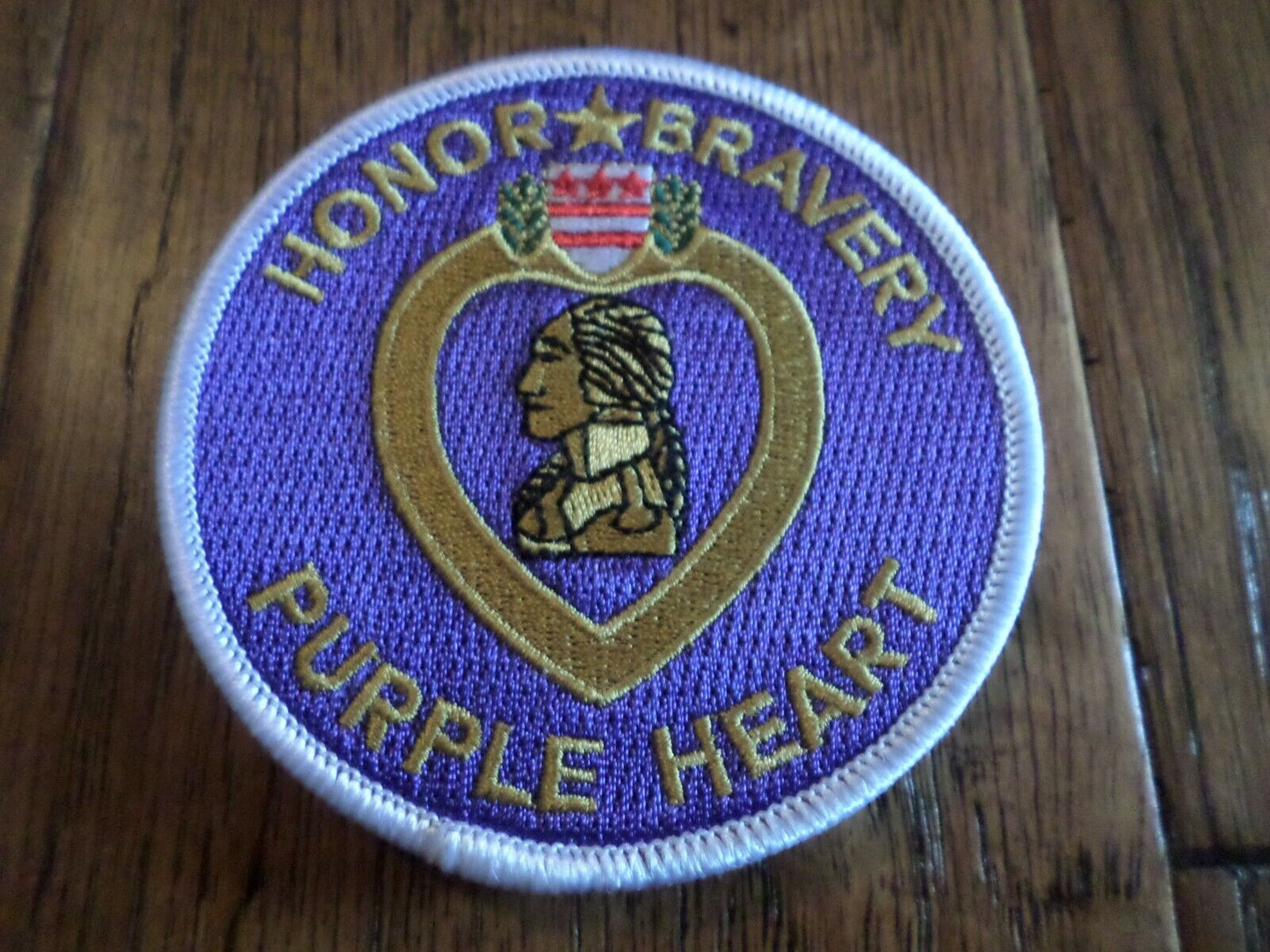 U.S MILITARY PURPLE HEART EMBROIDERED PATCH UNITED STATES ARMED FORCES