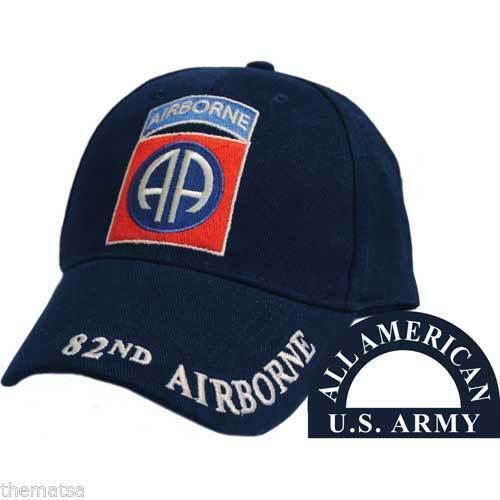 NEW U.S MILITARY ARMY 82nd AIRBORNE EMBROIDERED HAT CAP OFFICIAL LICENSED HATS