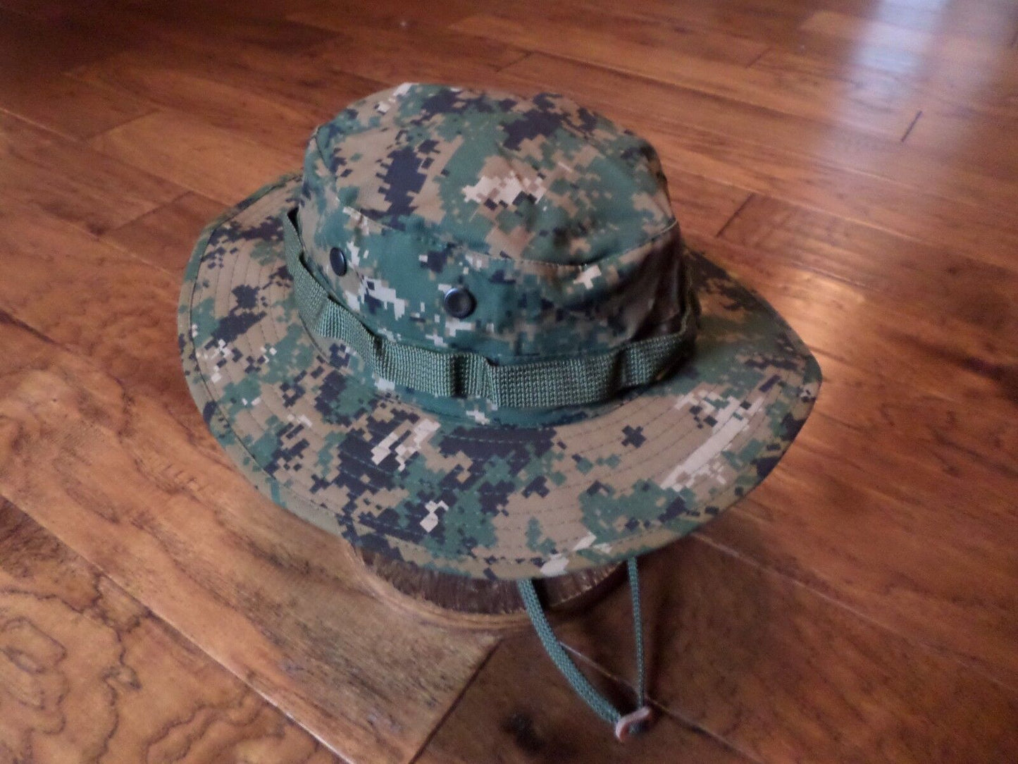 NEW DIGITAL WOODLAND BOONIE HAT SIZE X-LARGE MARINE CORPS CAMOUFLAGE PATTERN