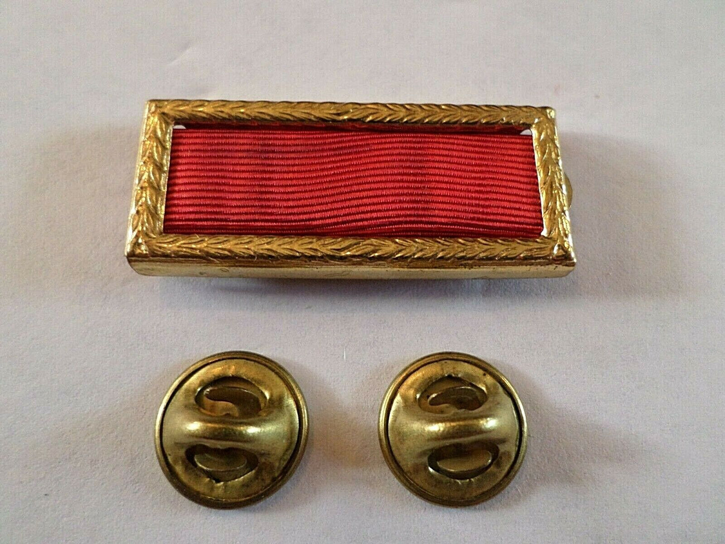 ARMY MERITORIOUS UNIT COMMENDATION RIBBON WITH BRASS RIBBON HOLDER U.S ...