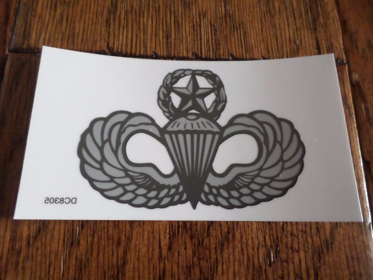 U.S ARMY MASTER PARATROOPER JUMP WINGS  WINDOW / DECAL STICKER.