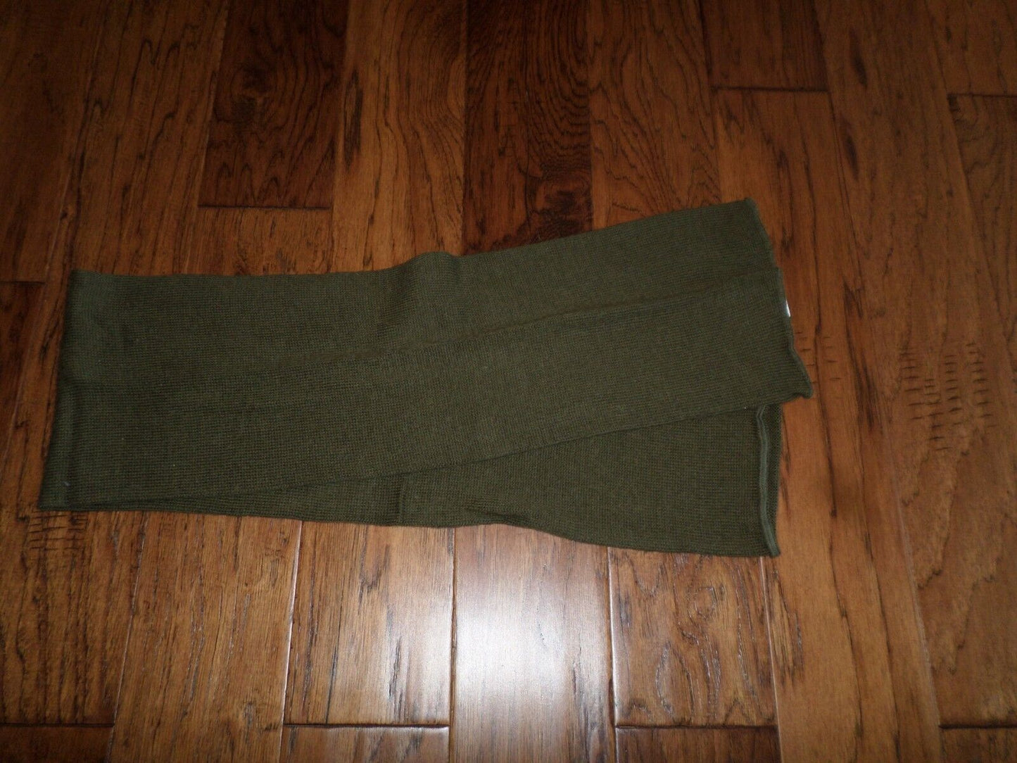 GENUINE U.S MILITARY ISSUE WOOL SCARF OD GREEN ARMY G.I SCARVES DLA # NEW NOS