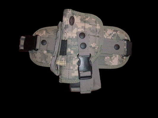 SPECIAL OPS TACTICAL LEG HOLSTER 9 MM LARGE FRAME AUTO'S ACU DIGITAL CAMOUFLAGE