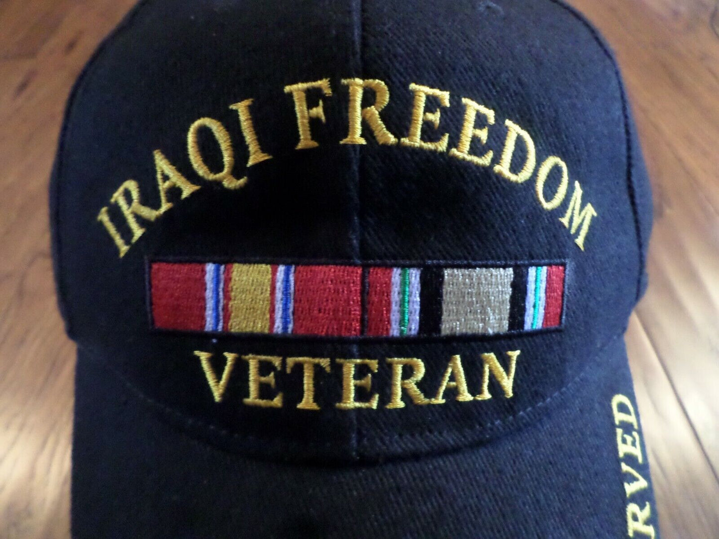 U.S Military Iraqi Freedom Veteran Hat Embroidered Baseball Cap