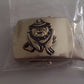U.S MILITARY MARINE CORPS BULL DOG SOLID BRASS BELT BUCKLE MADE IN THE U.S.A