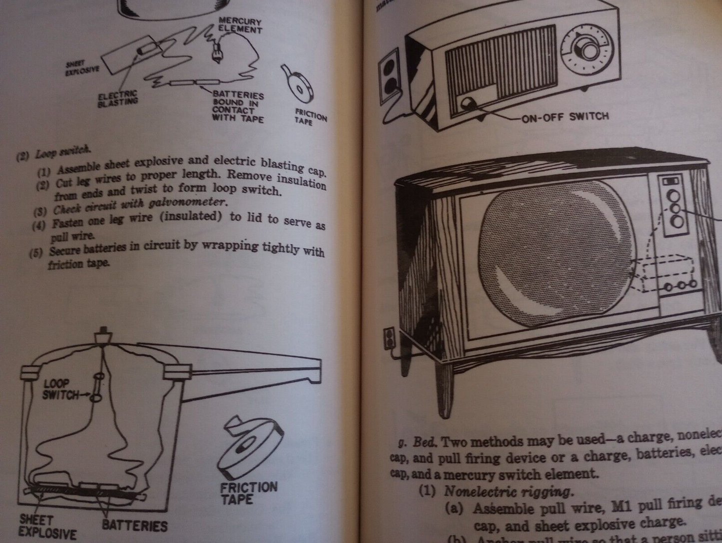 U.S ARMY BOOBYTRAPS BOOK HANDBOOK GUIDE