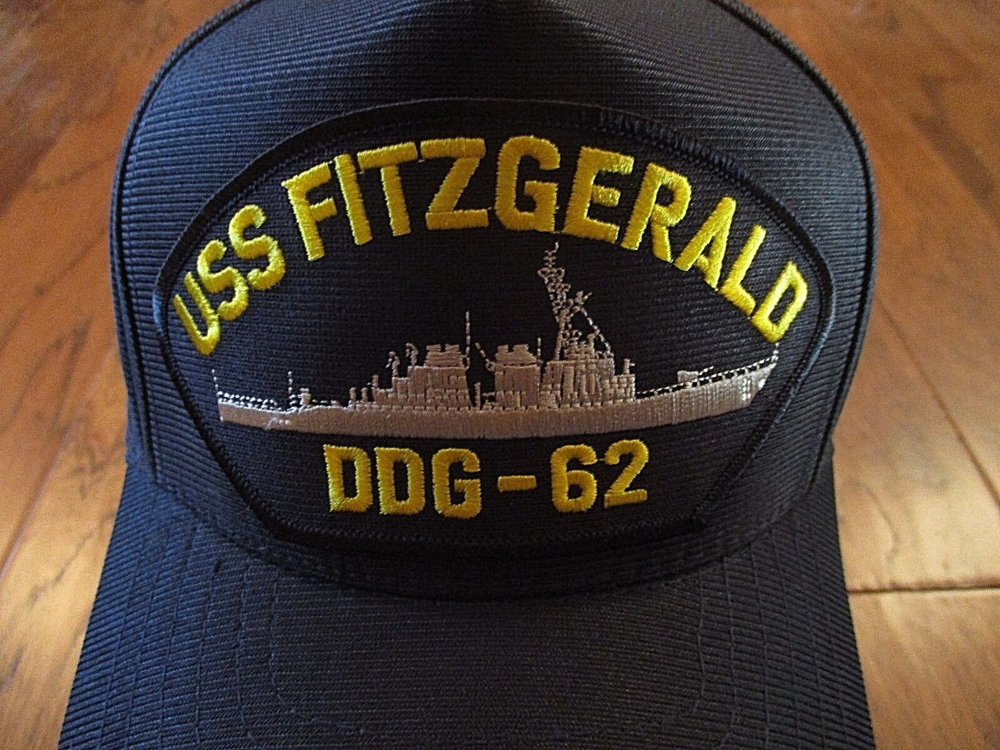 USS FITZGERALD DDG-62 NAVY SHIP HAT U.S MILITARY OFFICIAL BALL CAP U.S.A MADE