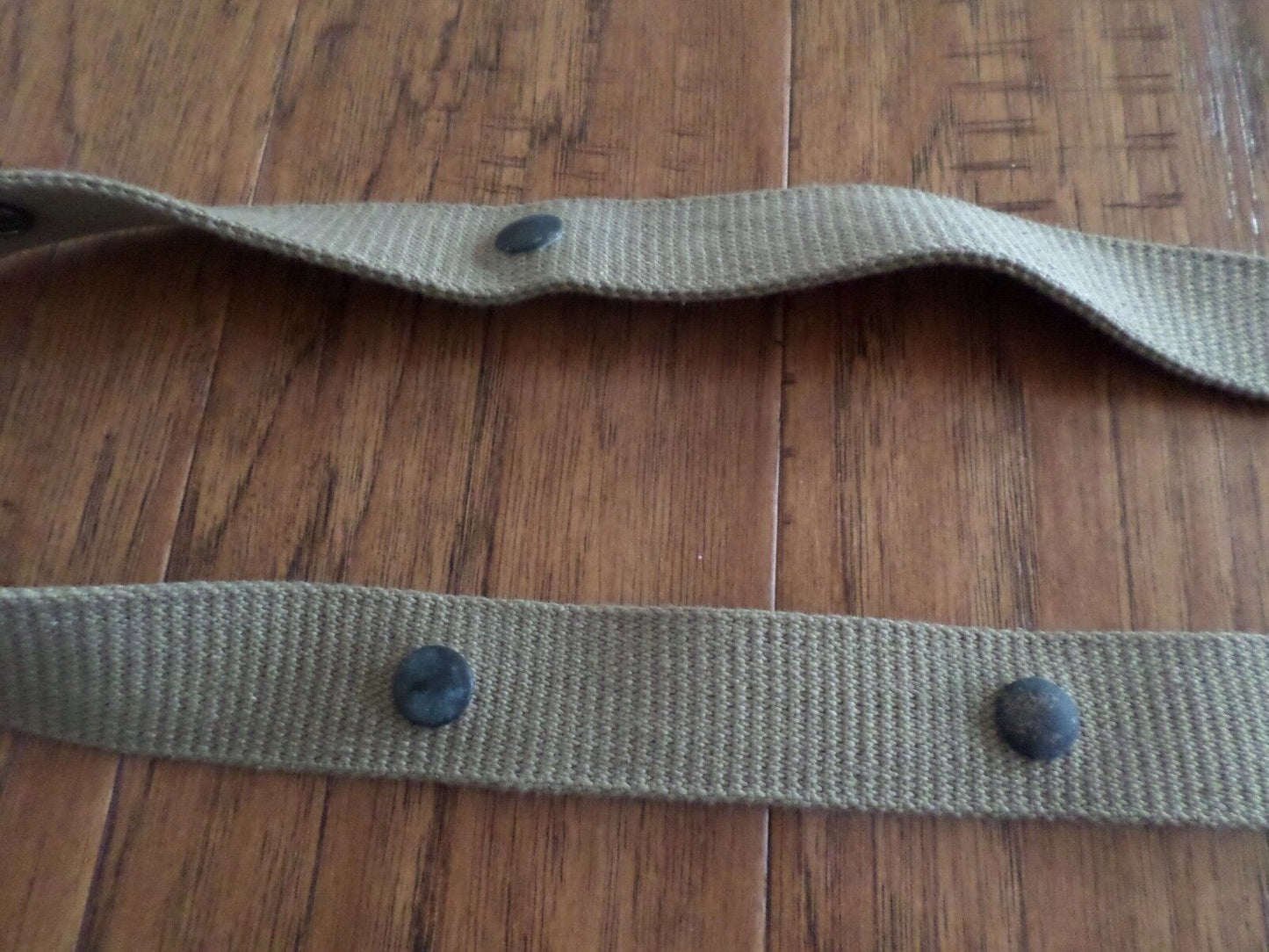 WWII MARINE CORPS USMC DEMOLITION BELT OR M1 CARBINE CLIP POUCH BELT 5 SNAP