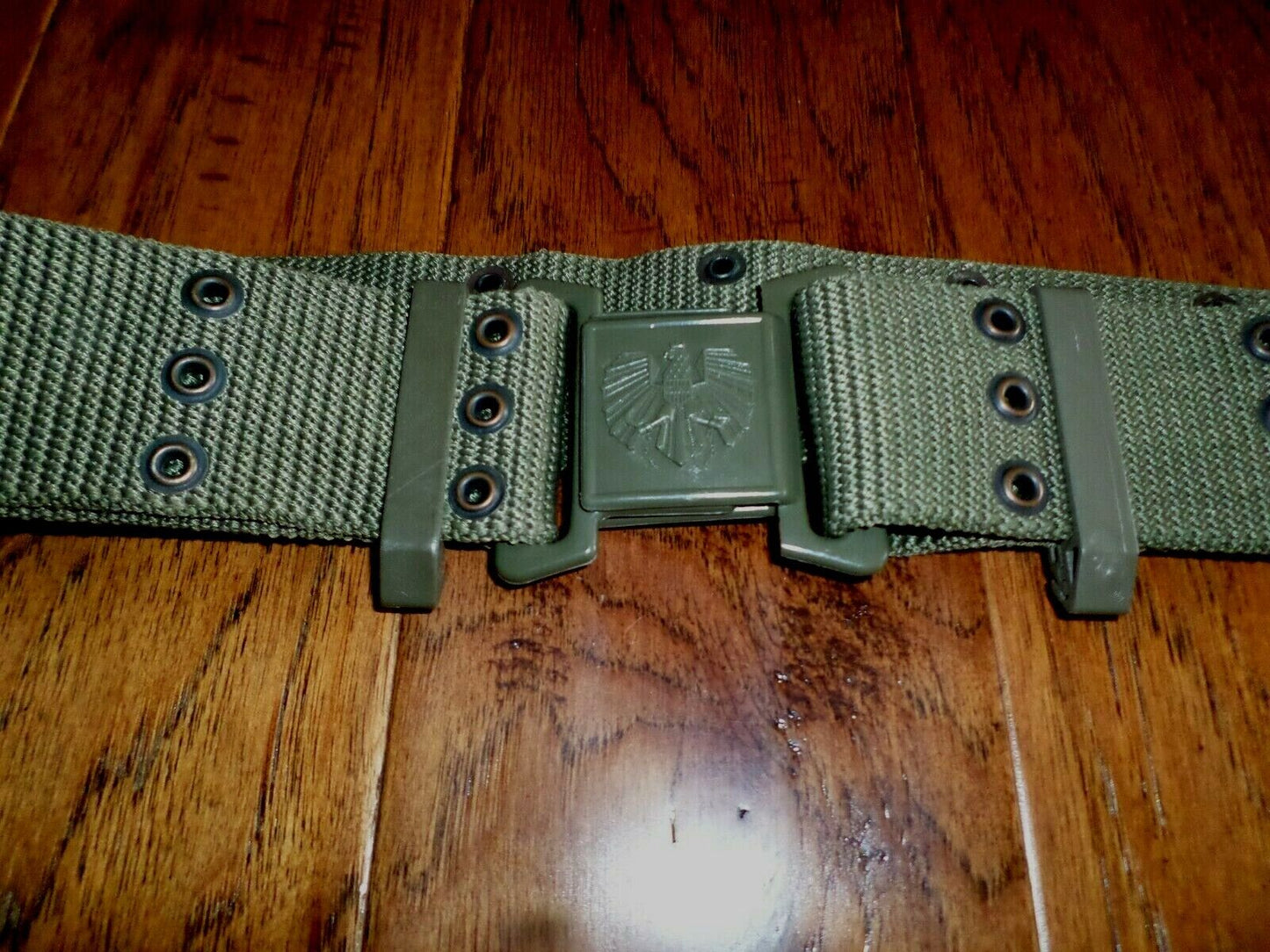 GENUINE AUSTRIAN MILITARY GLOCK ARMY COMBAT PISTOL BELT AND BUCKLE