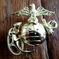 U.S MARINE CORPS EGA LAPEL HAT CAP PIN USMC EAGLE GLOBE & ANCHOR LEFT INSIGNIA