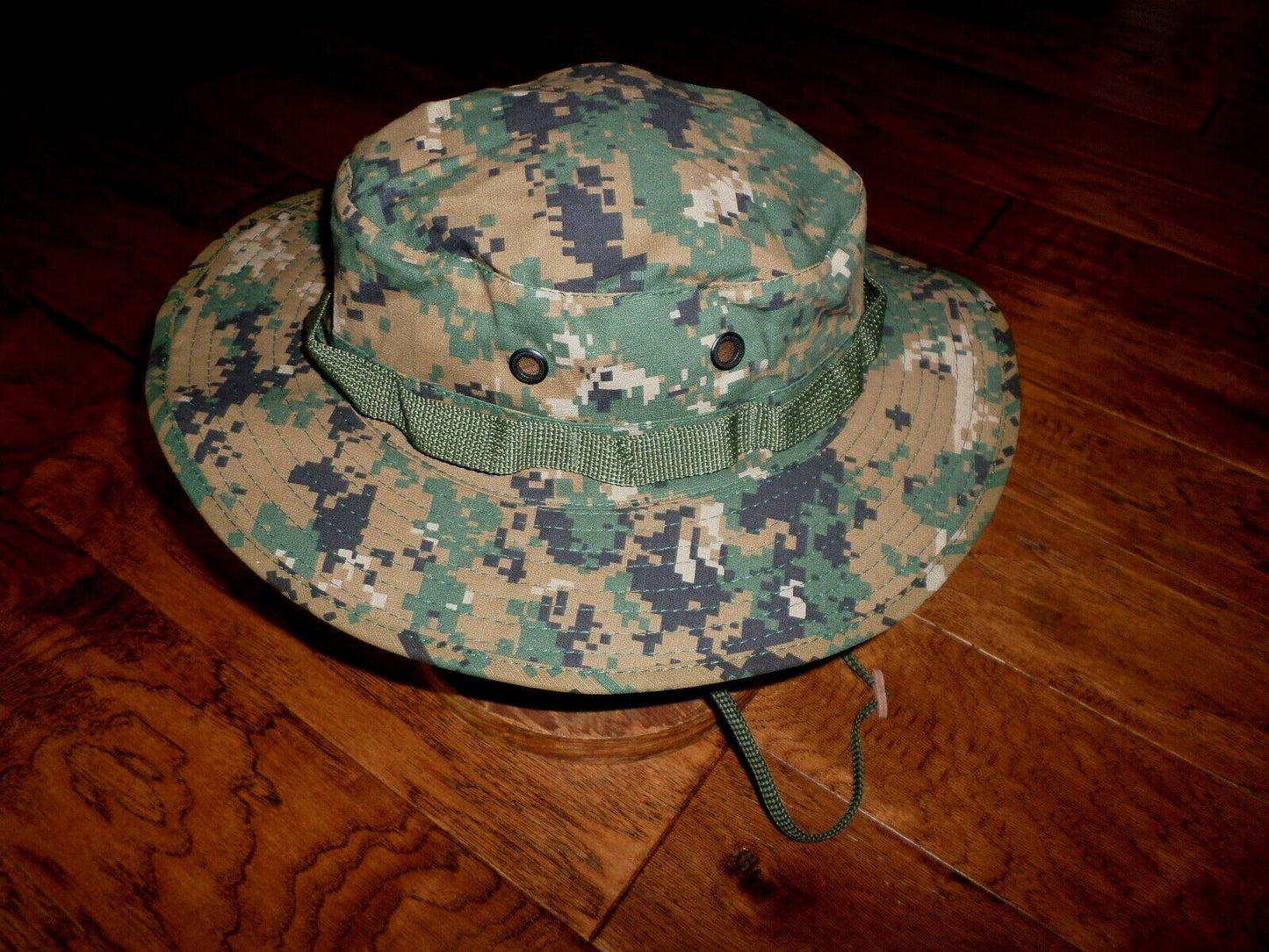 NEW DIGITAL WOODLAND BOONIE HAT SIZE X-LARGE MARINE CORPS CAMOUFLAGE PATTERN