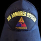 U.S ARMY 3RD ARMORED DIVISION HAT SPEARHEAD U.S MILITARY OFFICIAL BALL CAP USA