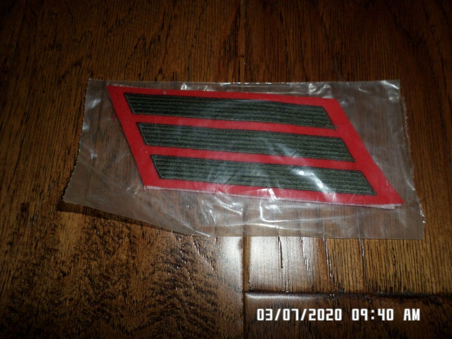 MARINE CORPS SERVICE STRIPES SLEEVE PATCHES SERVICE DRESS UNIFORM RANK 12 YEARS