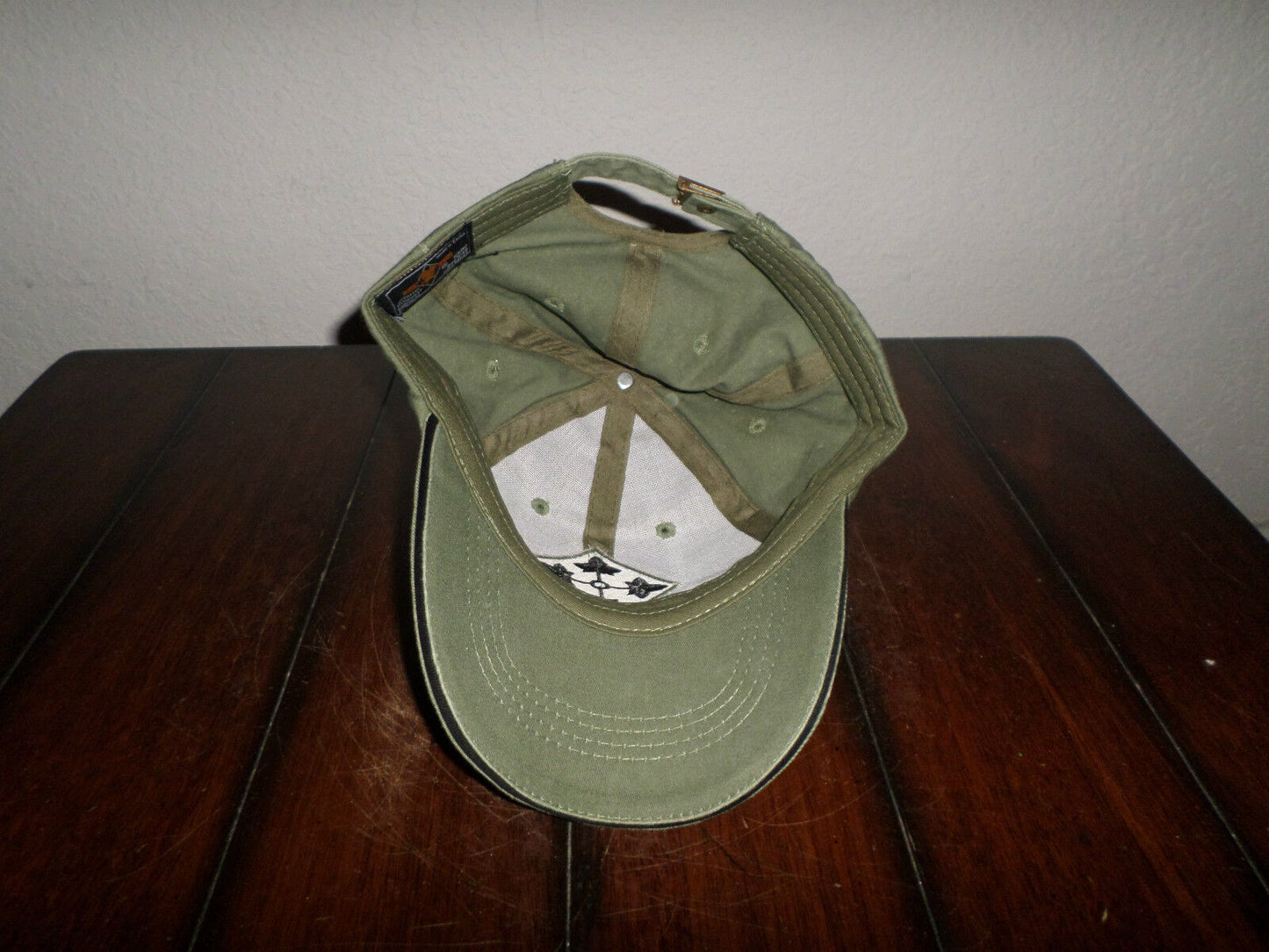 U.S ARMY 4TH INFANTRY DIVISION HAT MILITARY BASEBALL CAP OD GREEN STONE WASHED