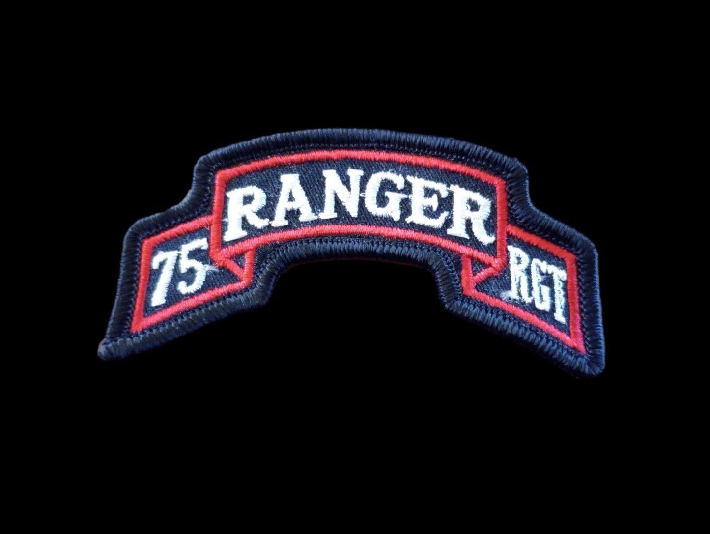 U.S MILITARY ARMY 75th RANGER RGT TAB PATCH RANGERS SHOULDER ROCKER SCROLL