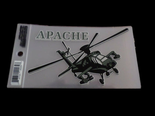 U.S MILITARY ARMY APACHE AIR ASSAULT HELICOPTER WINDOW DECAL BUMPER STICKER