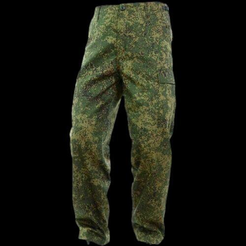 RUSSIAN DIGITAL CAMOUFLAGE PANTS MILITARY BDU CARGO 6 POCKET FATIGUE TROUSERS