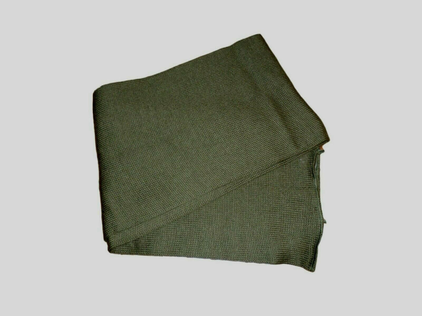 GENUINE U.S MILITARY ISSUE WOOL SCARF OD GREEN ARMY G.I SCARVES DLA # NEW NOS