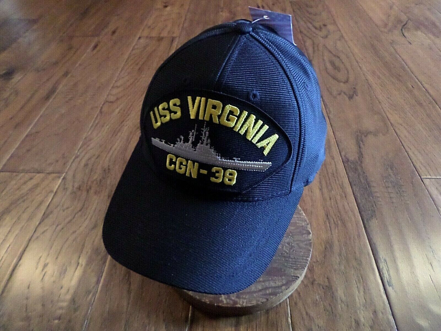 USS VIRGINIA CGN-38 U.S NAVY CRUISER SHIP HAT OFFICIAL MILITARY BALL CAP