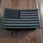 U.S MILITARY ARMY MARINE CORPS AMERICAN FLAG ARM PATCH SUBDUE OD GREEN