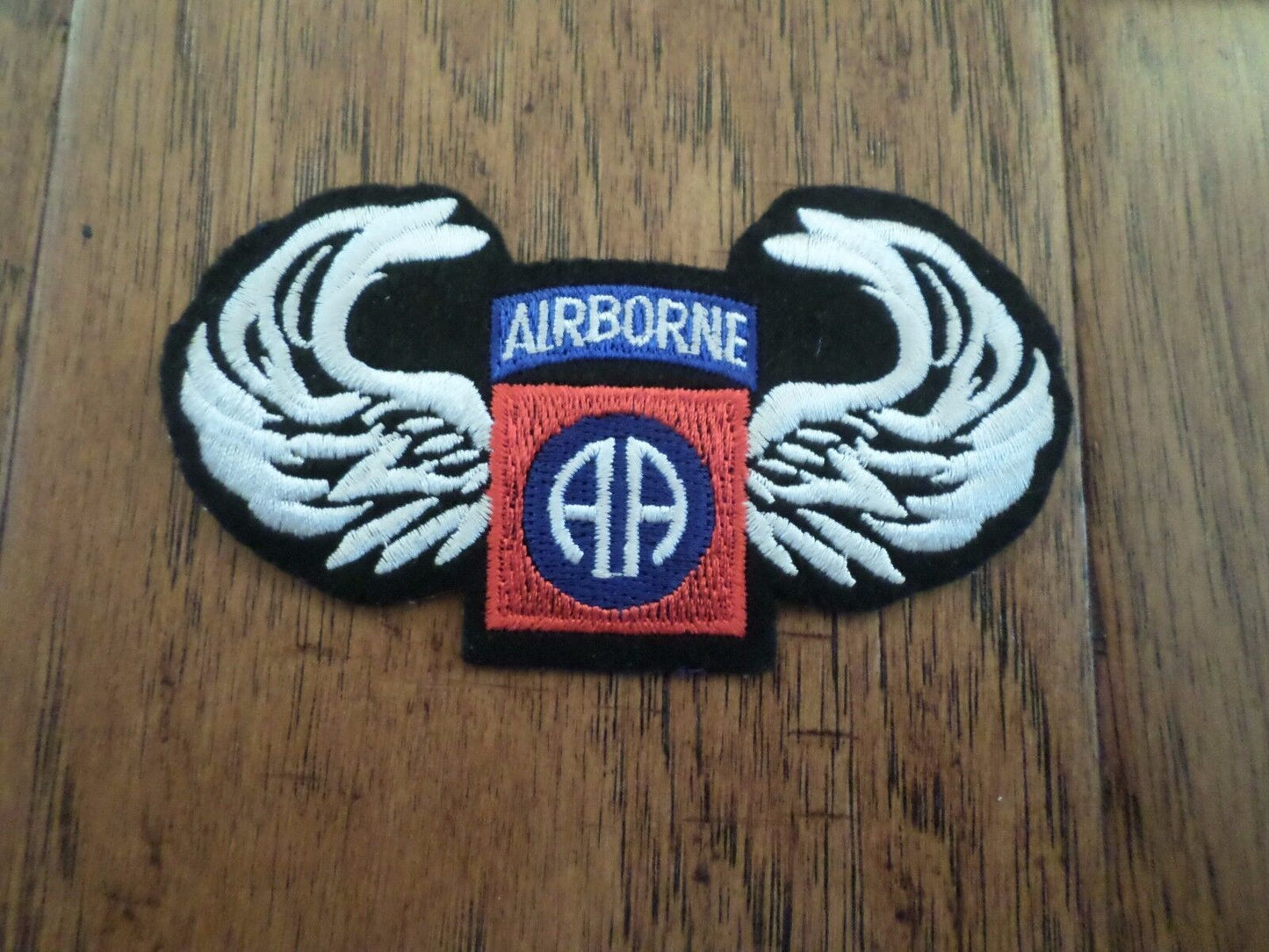 NEW U.S MILITARY ARMY 82nd AIRBORNE JUMP WINGS PATCH FULL COLOR 4"X 2"