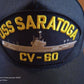 USS SARATOGA CV-60 U.S NAVY SHIP HAT OFFICIAL U.S MILITARY BALL CAP U.S.A MADE