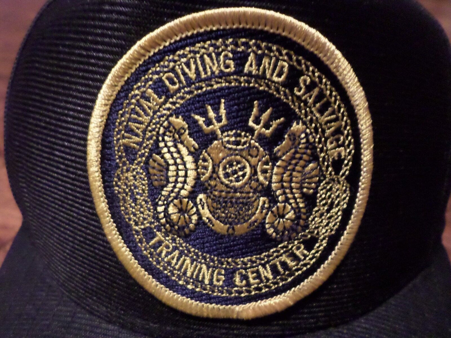 U.S NAVAL DIVING AND SALVAGE TRAINING CENTER HAT OFFICIAL MILITARY BALL CAP USA