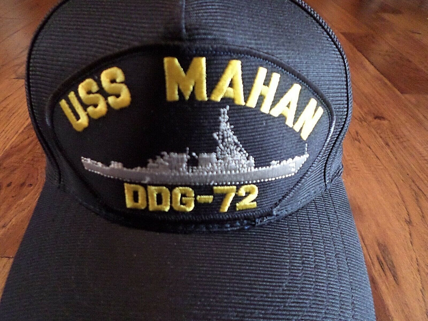 USS MAHAN DDG-72 U.S NAVY SHIP HAT OFFICIAL MILITARY BALL CAP U.S MADE