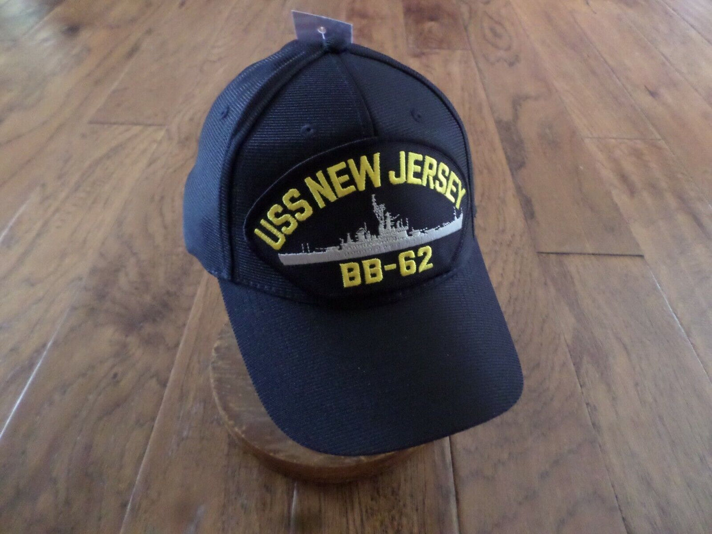 USS NEW JERSEY BB-62 U.S NAVY SHIP HAT OFFICIAL U.S MILITARY BALL CAP U.S.A MADE