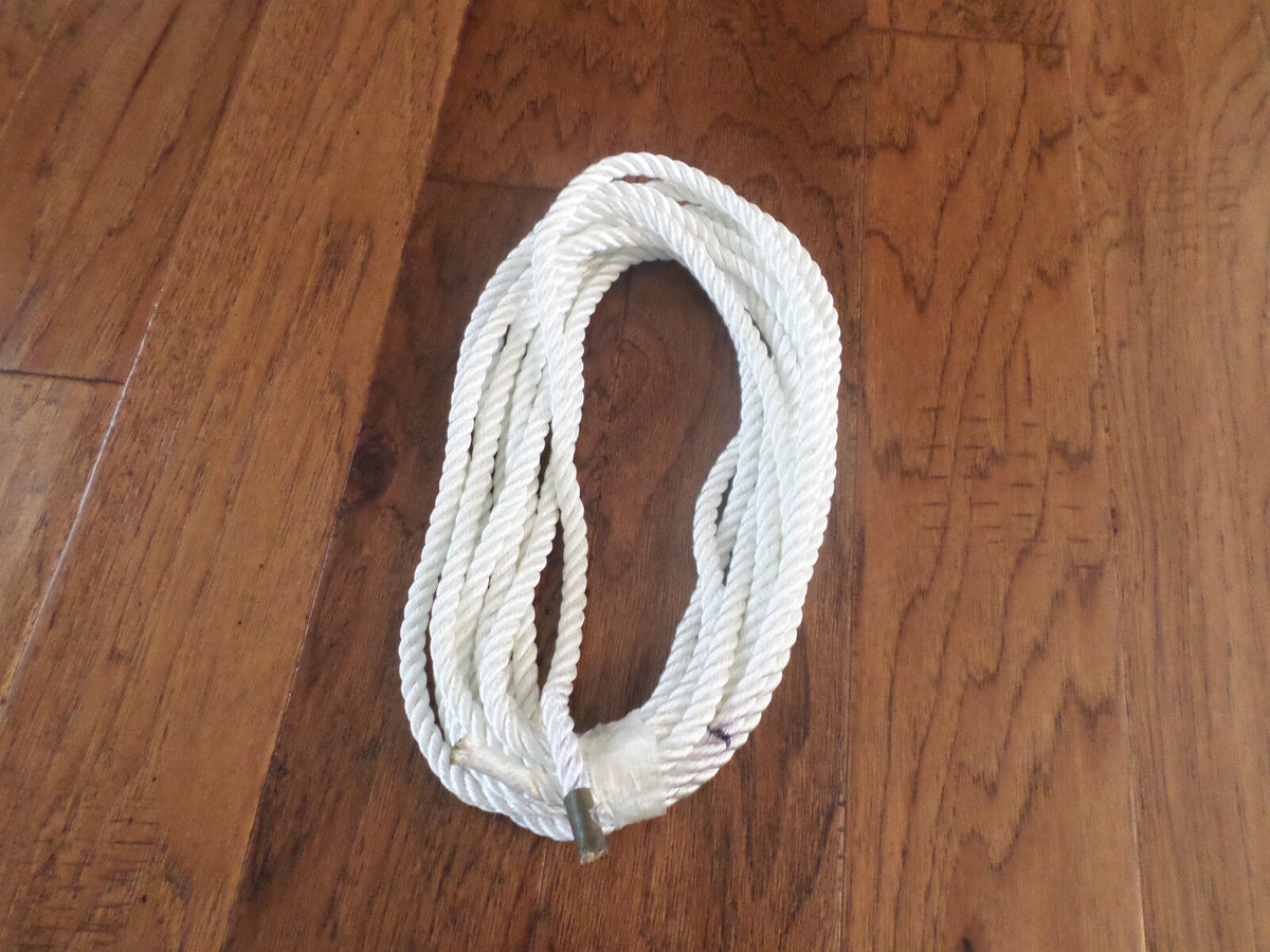 Militaryon Rope MILITARY ISSUE NYLON 3/8 INCH DIAMETER 24 FOOT ROPE PARACHUTE ROPE ...