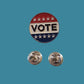 VOTE LAPEL PIN POLITICAL PATRIOTIC HAT PIN USA ELECTION BADGE NEW