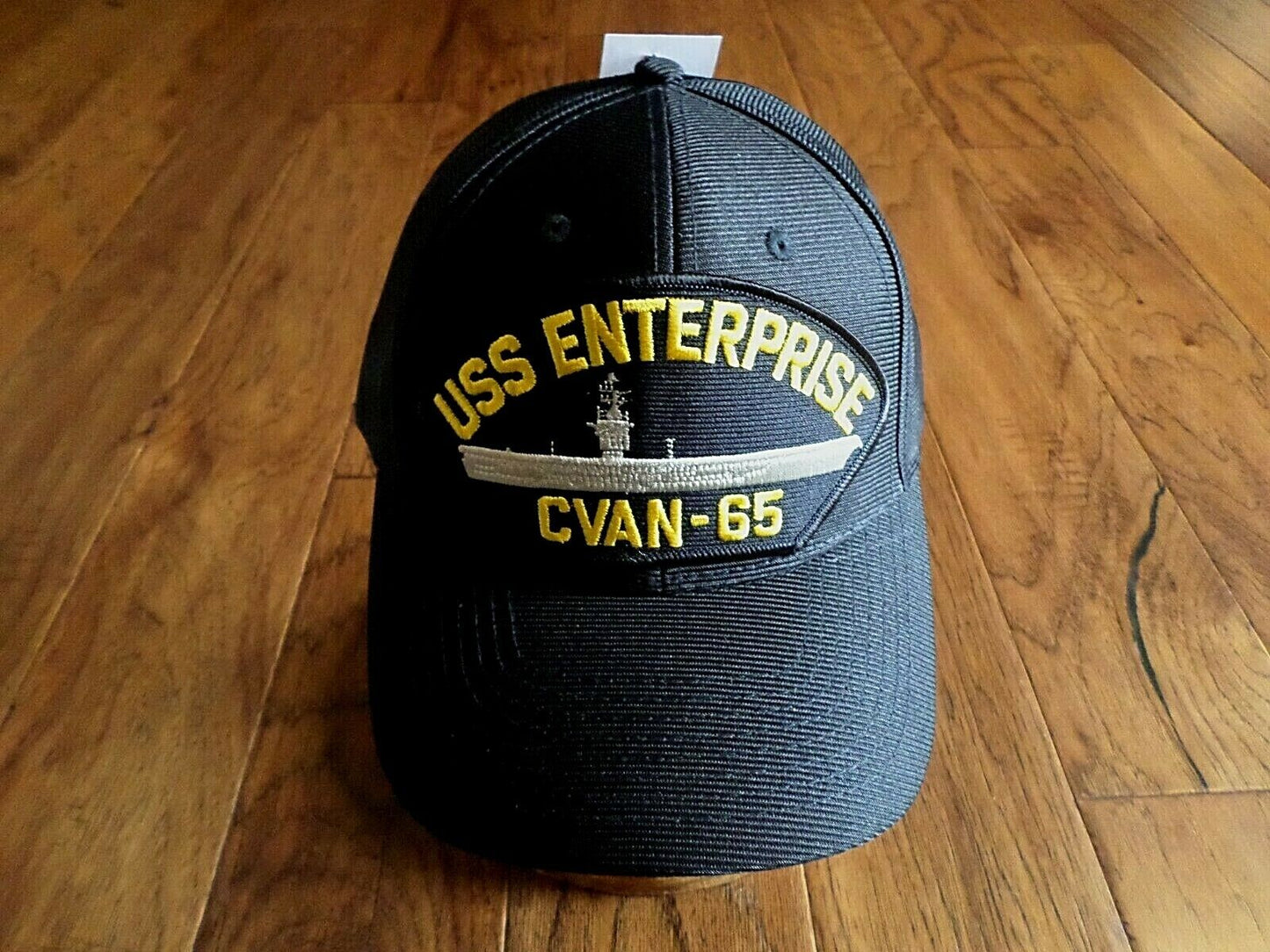 USS ENTERPRISE CVAN-65 NAVY SHIP HAT U.S MILITARY OFFICIAL BALL CAP U.S.A MADE